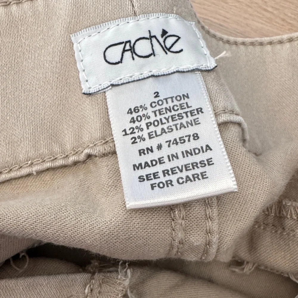 Cache Tan Boot Cut Pants - Picture 2 of 7